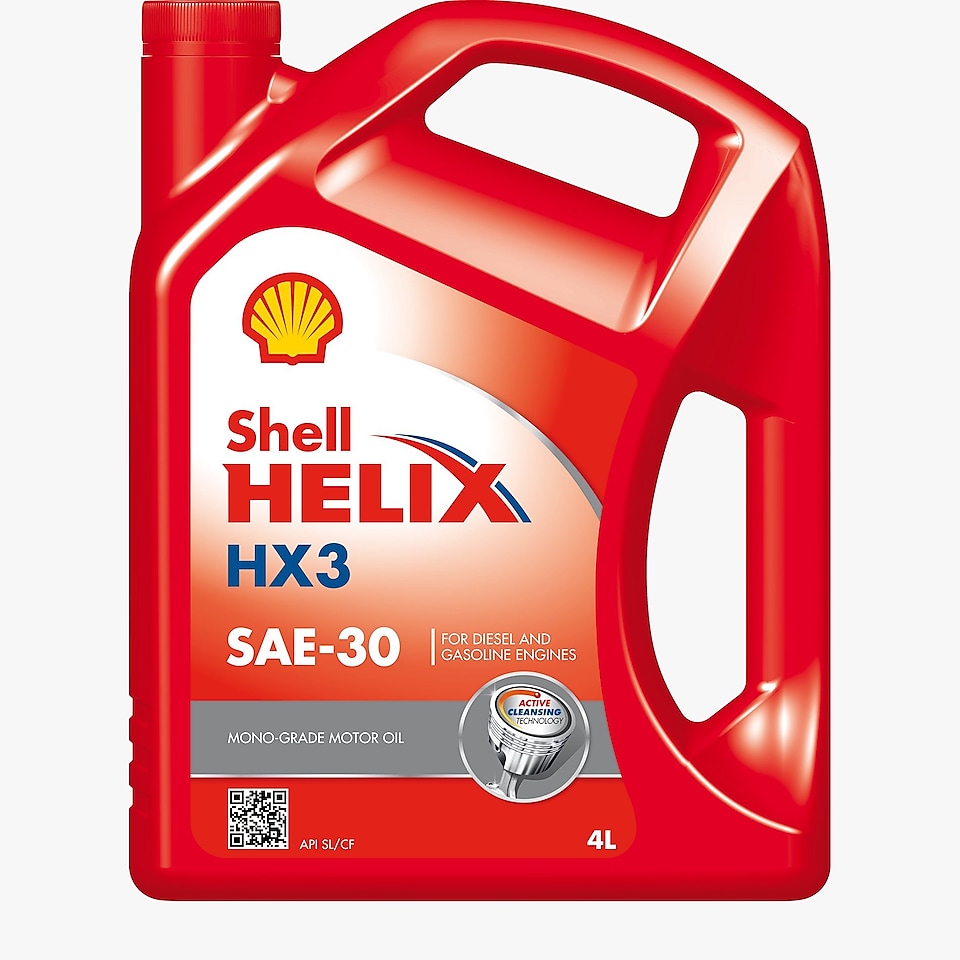 Packshot pour Shell Helix HX3 SAE-30