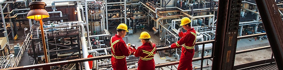 Employees working at Scotford Manufacturing Centre