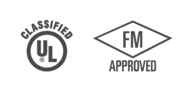 FM Approved and UL listed transformer fluid logos