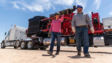 Wellhead with frac crew