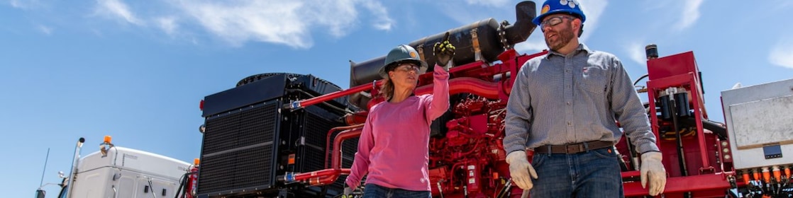 Wellhead with frac crew