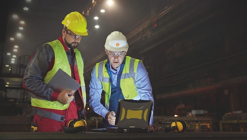 worker on site