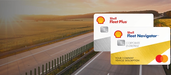 Shell Fleet Plus card and Shell Fleet Navigator card