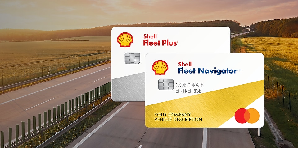 Shell Fleet Plus card and Shell Fleet Navigator card