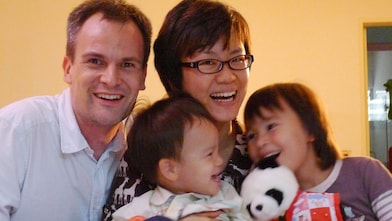 Joyce Loh with her family