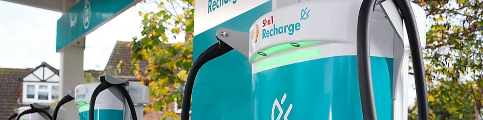 Shell Recharge electric vehicle charging station