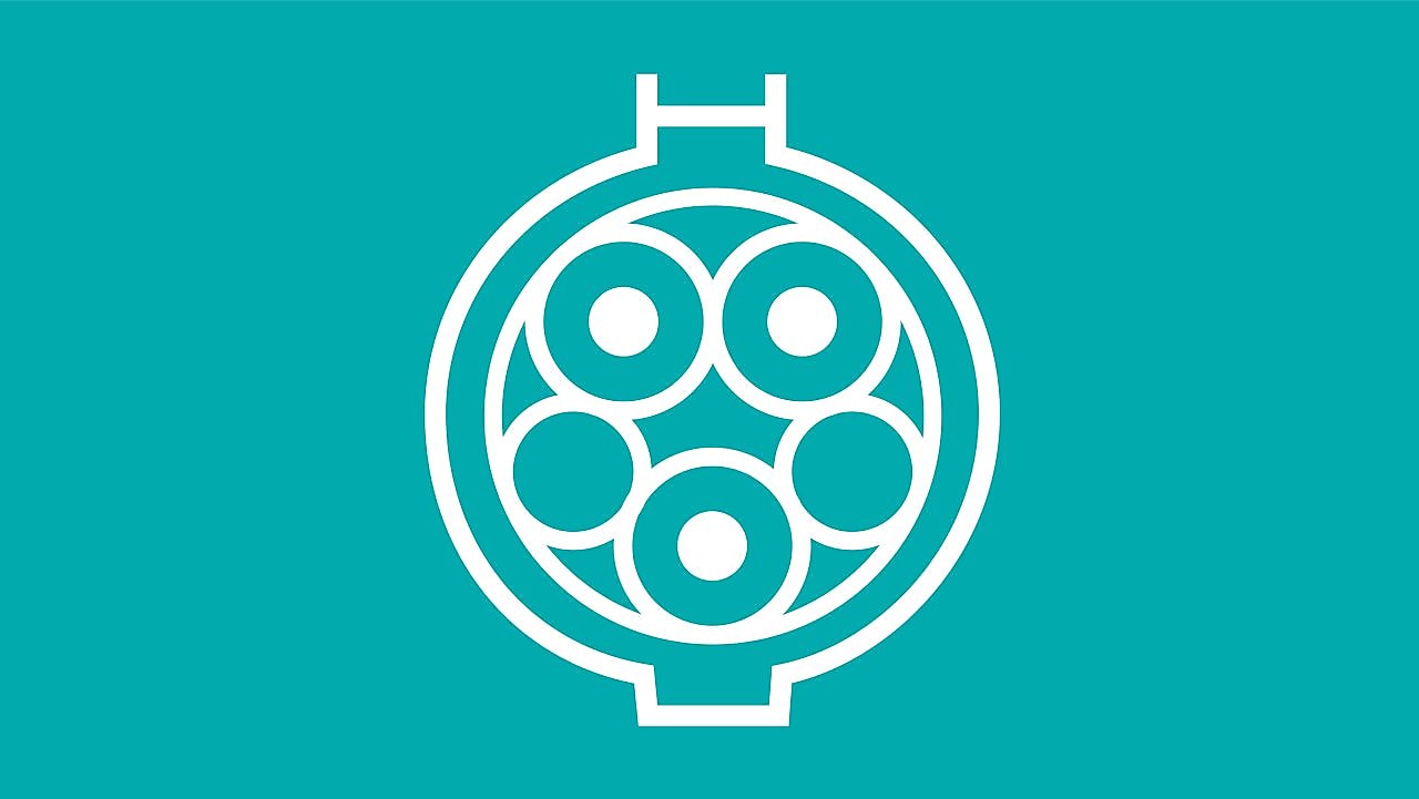 shell recharge connector icon saej