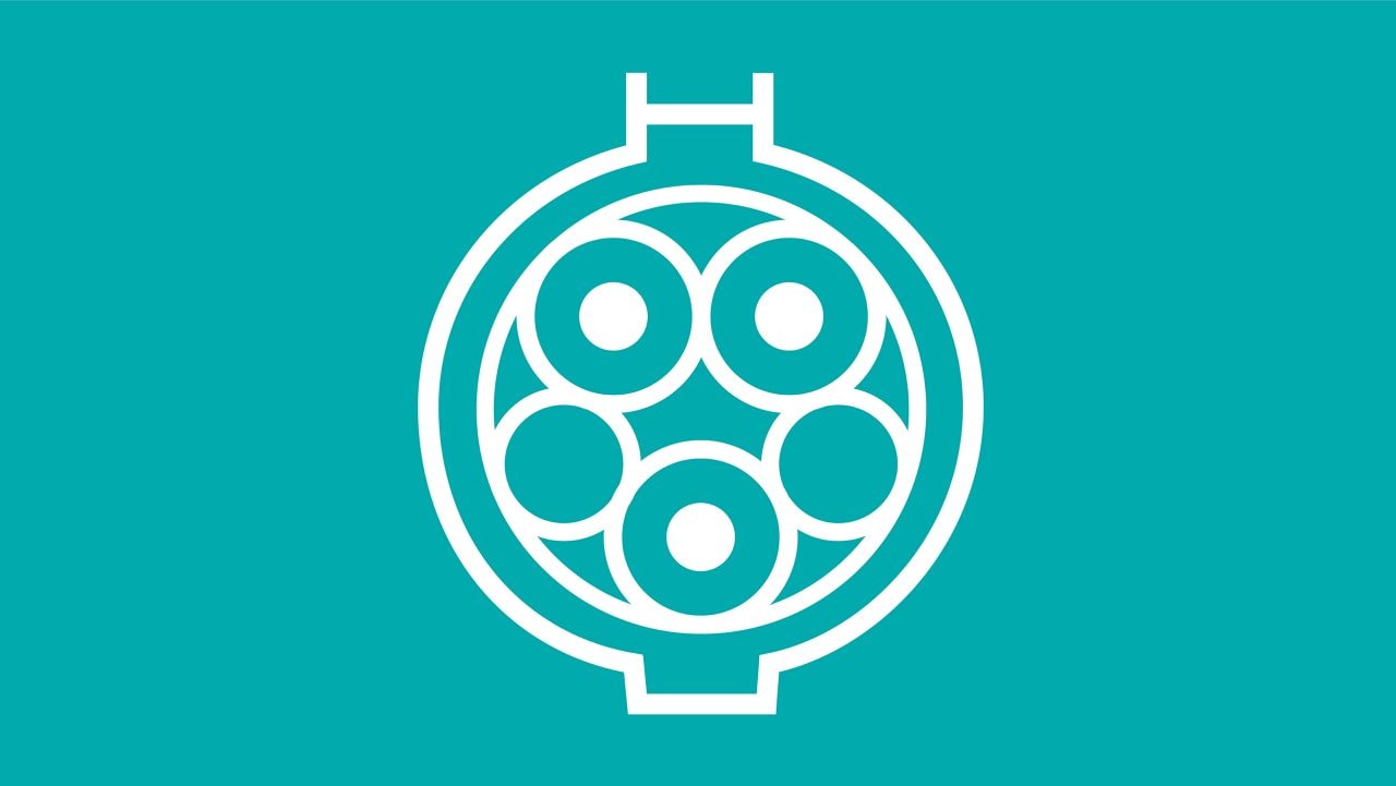 shell recharge connector icon saej