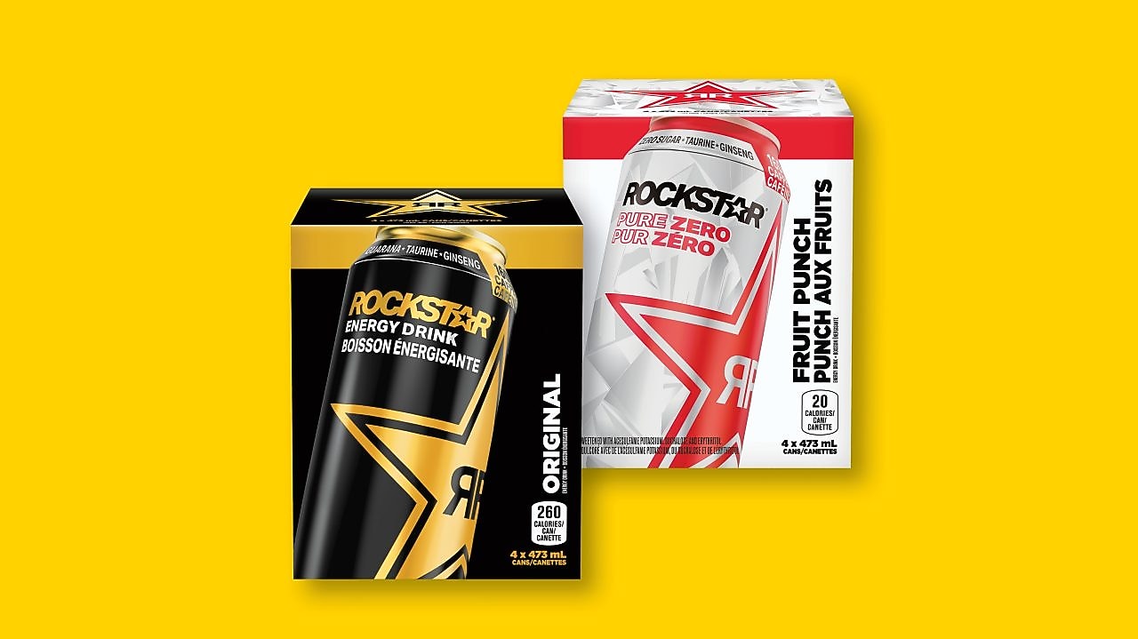 Rockstar 473mL 4 pack $9.99* each