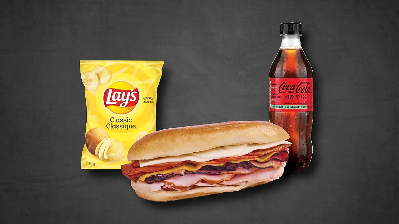 Meal Deal $10 Sandwich + Snack + Drink