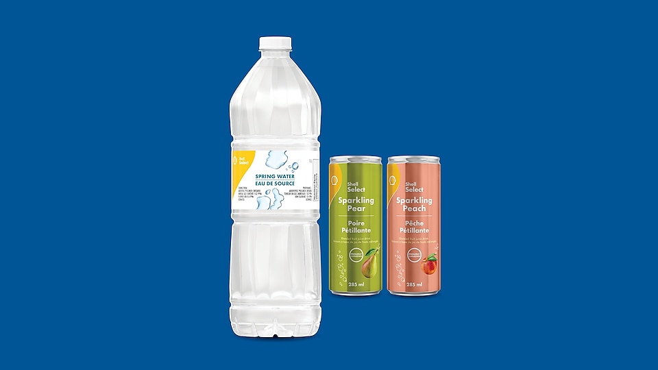 Shell Select Water 1L or Shell Select Sparkling Juice