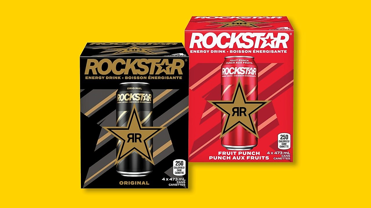Rockstar Energy Drink 473 ml 4pk $8.99