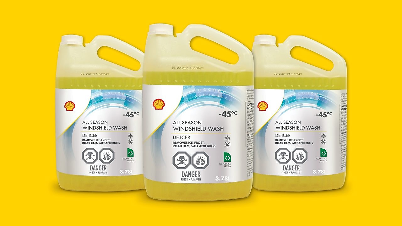 Shell Select Windshield Washer Fluid 3.78 L $6.49 each when you buy 2