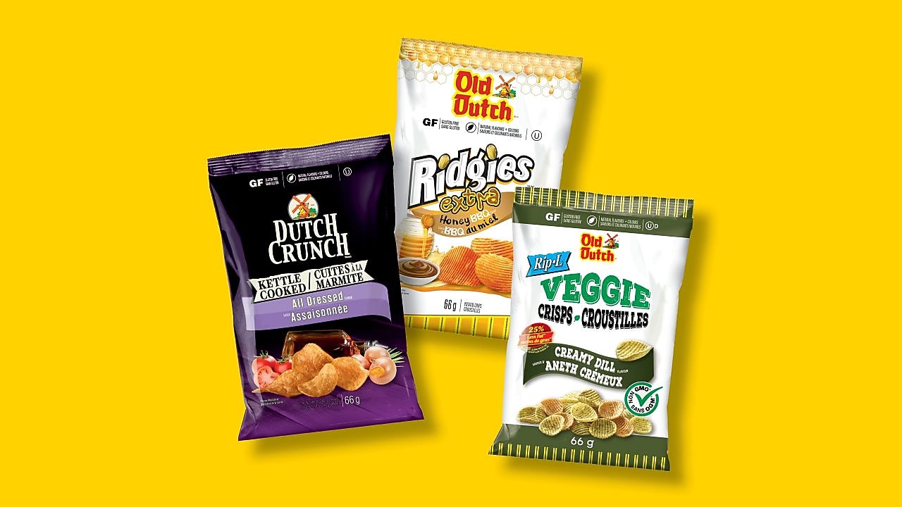 Old Dutch Assorted Chips 45 - 85 g 2/$4