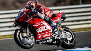 Andrea flies through the Spanish MotoGP