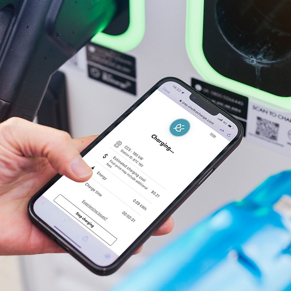 Shell App for EV Drivers