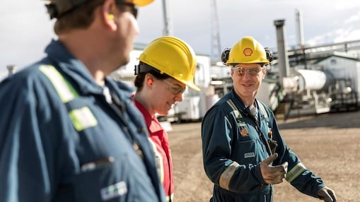 Three employee on the work station