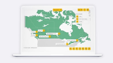 Mock up map