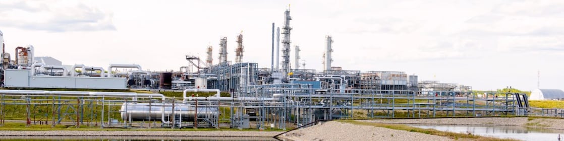 a person inspecting at waterton gas