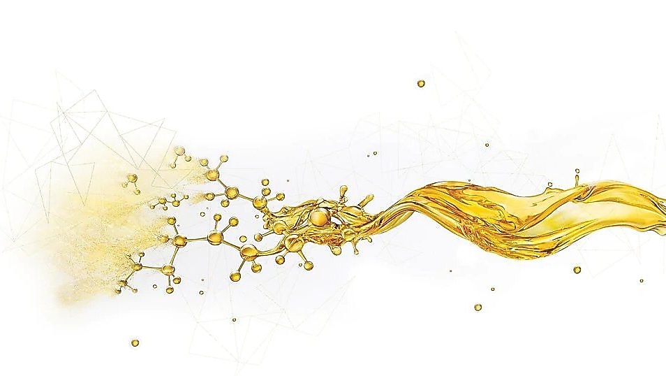 Éclaboussures d'huile dans des petits composants