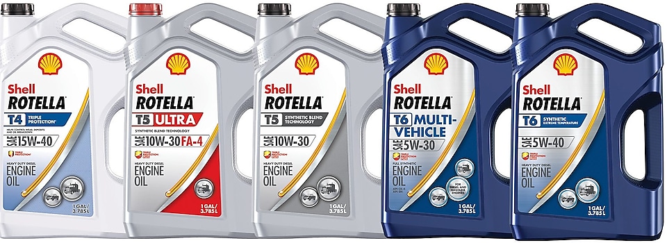 photo d'un pack Shell Rotella T6