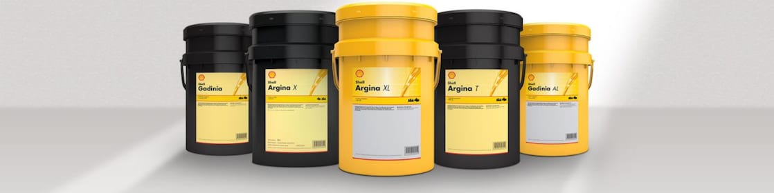 Shell Argina et Gadinia – Huiles pour moteurs de production d'électricité