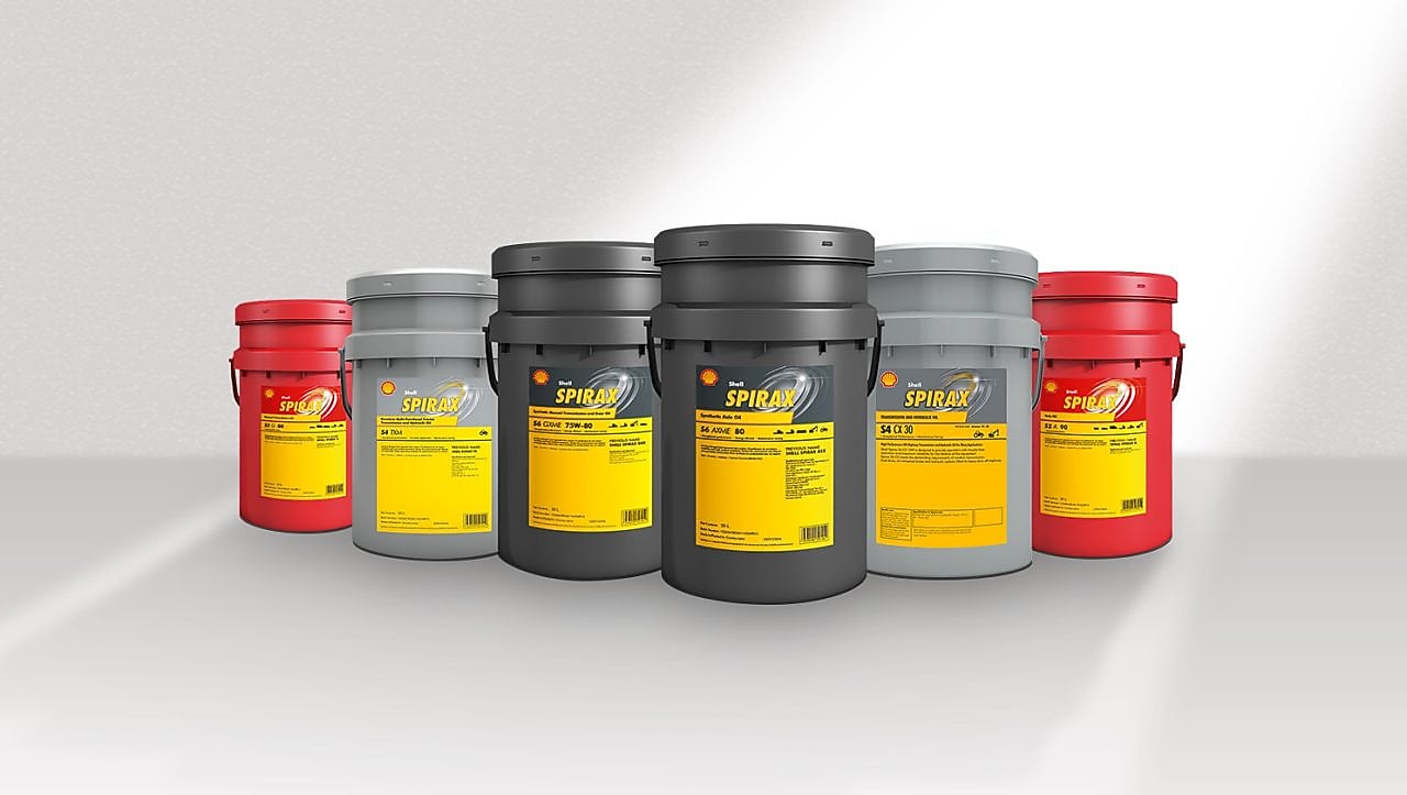 Gamme d'ensemble de produits Shell Spirax diesel