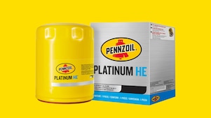 Shell Pennzoil car filter and packaging that help keep passenger cars and light trucks clean and running well.