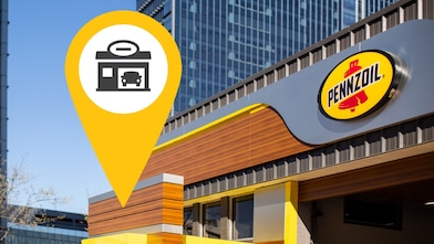 Pennzoil establishment found using Shell’s installer locator tool to search for oil change or retail locations.