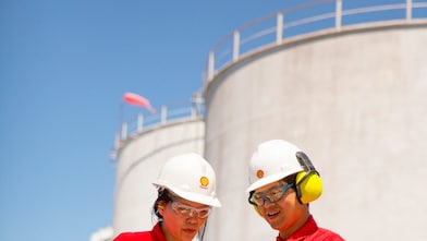 travailleur sur un site