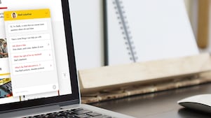 key features displayed on a laptop screen