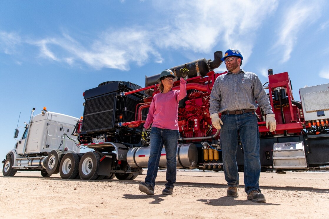 Wellhead with frac crew