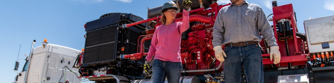 Wellhead with frac crew