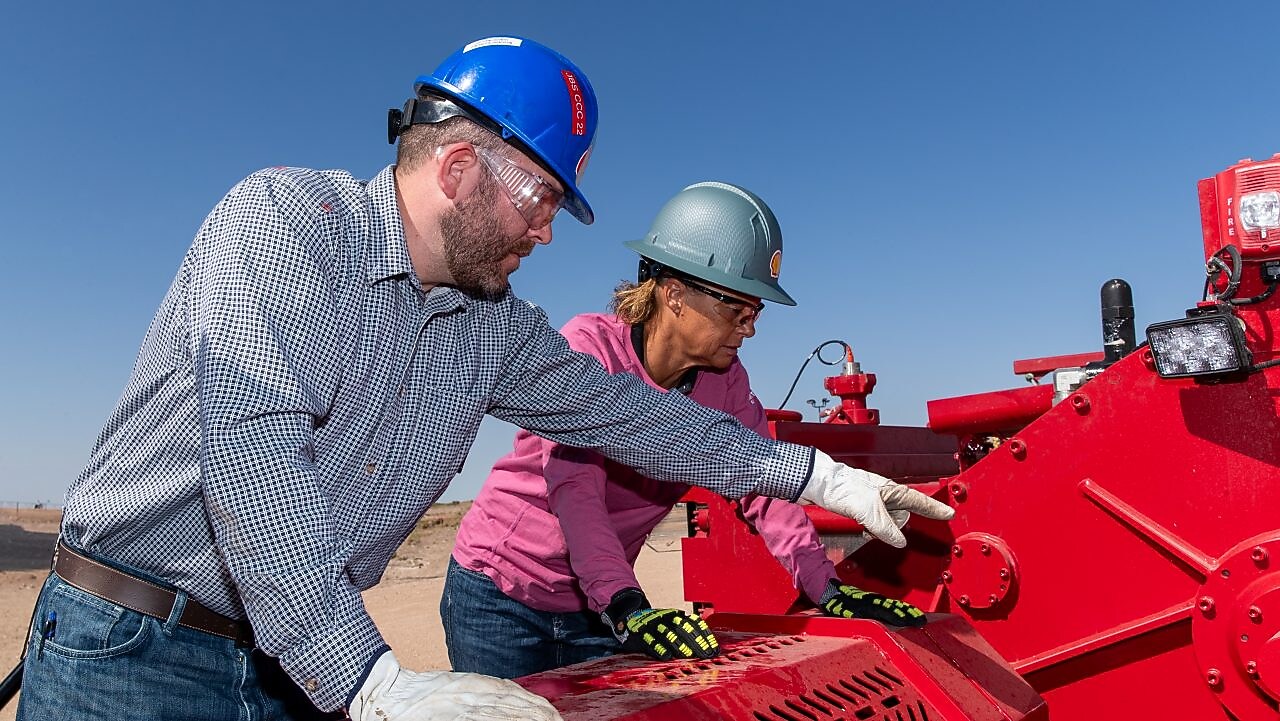 Concrete mixing fracking