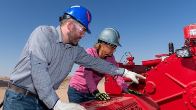 Concrete mixing fracking