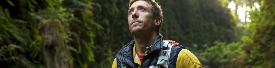 Randonnée dans la forêt de Redwood.
