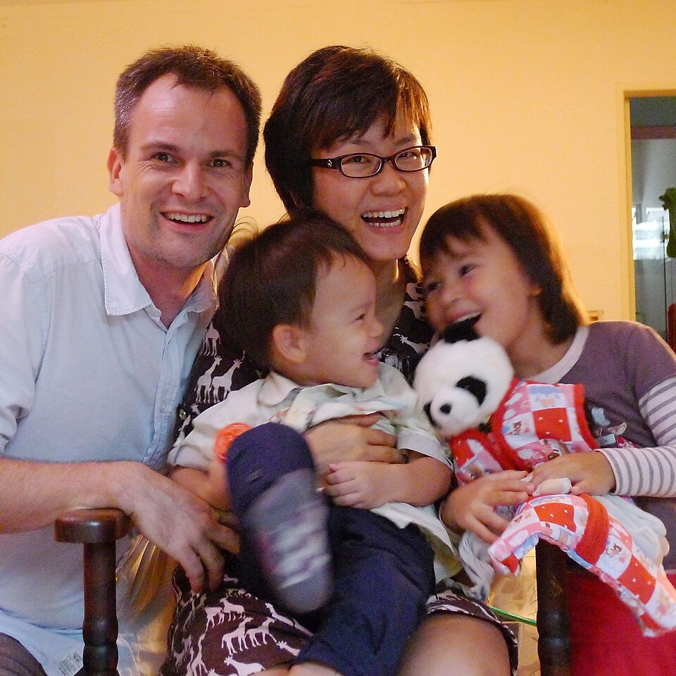 Joyce Loh avec sa famille