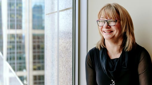 Un portrait de Donna O’berg, employée de Shell