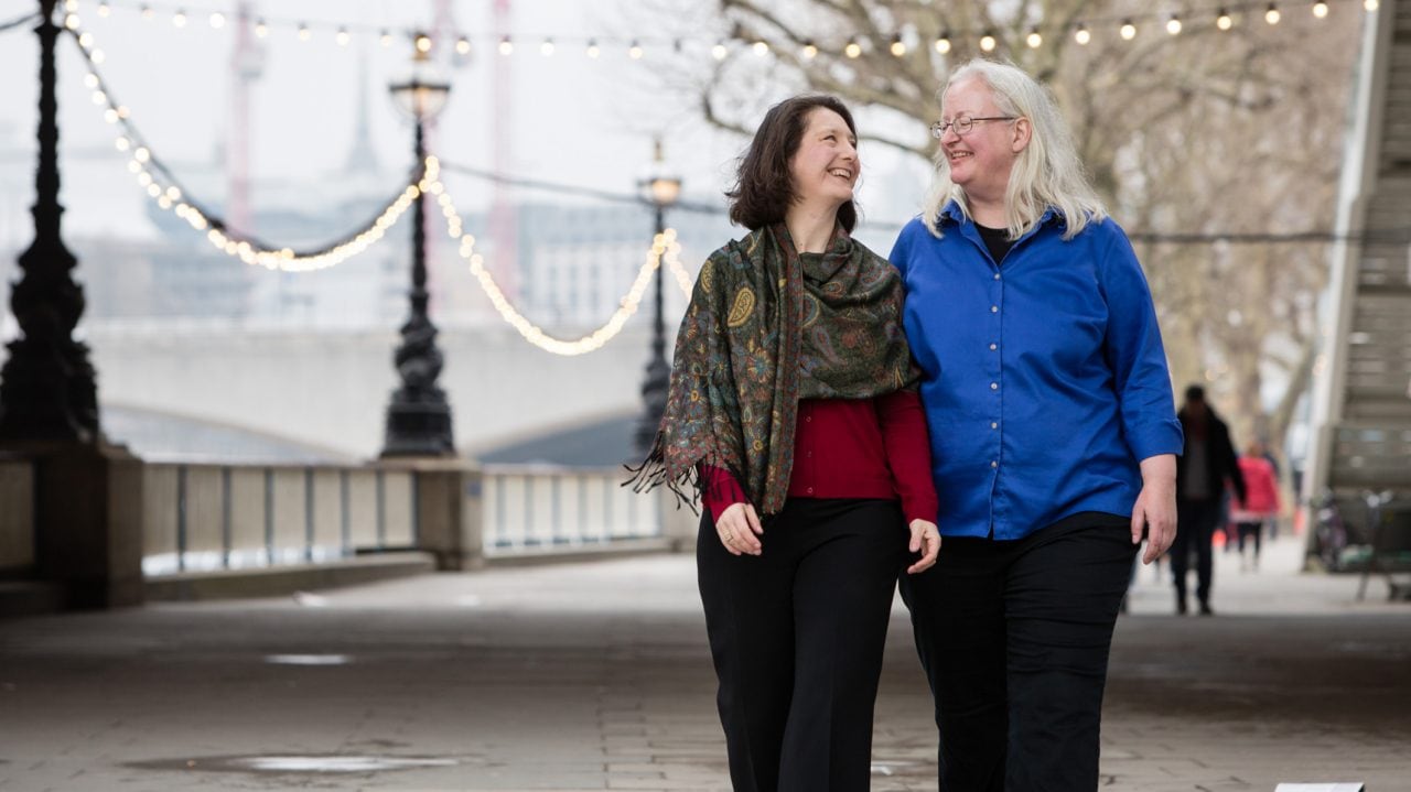 Karrie et sa partenaire, Angela