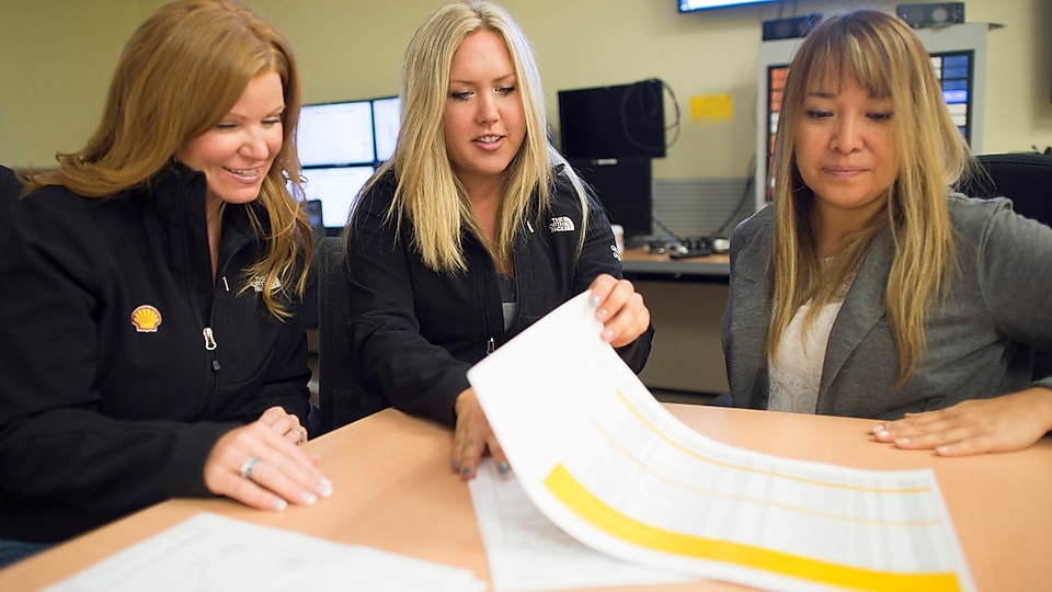 trois femmes en train de travailler