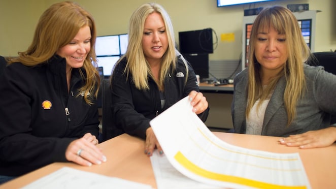 trois femmes en train de travailler