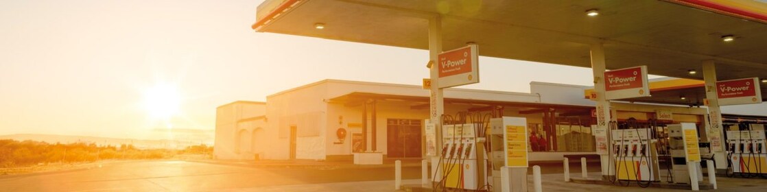 Shell Station Forecourt