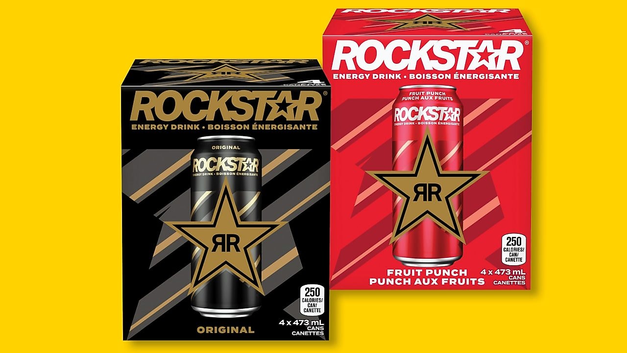 Boisson énergisante Rockstar de 473 mL (emballage de 4) 8,99 $