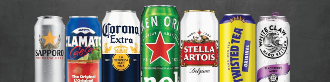 Bières, vins et prêts-à-boire