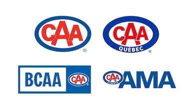 Three Logos of CAA, BCAA and AMA in a single row