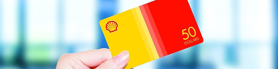 utilisation de la carte-cadeau shell