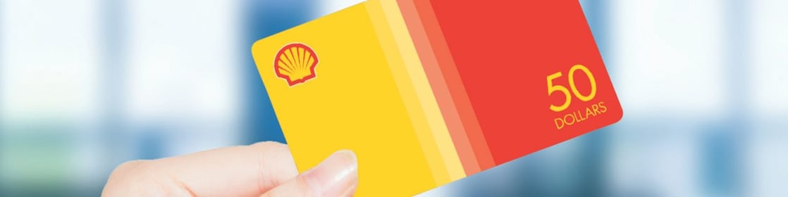 utilisation de la carte-cadeau shell