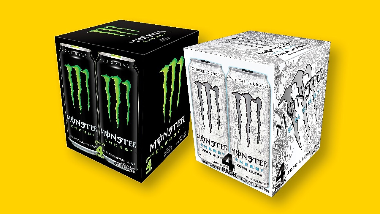 Boisson énergisante Monster de 473 mL (emballage de 4) 9,99 $