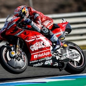 Andrea flies through the Spanish MotoGP