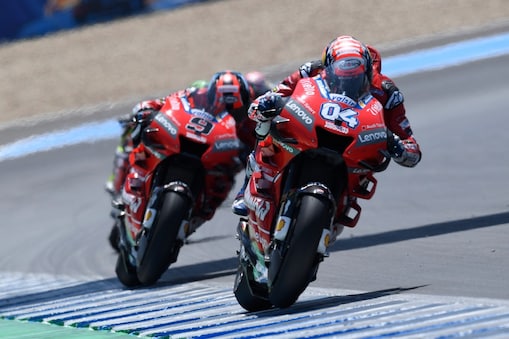 Two Man Racing Each Other